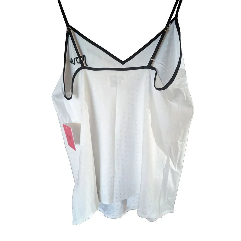 Vintage Kate‎ Spade Bride Mrs Cami Lingerie Spaghetti Strap Top XS ($78msrp) NWT